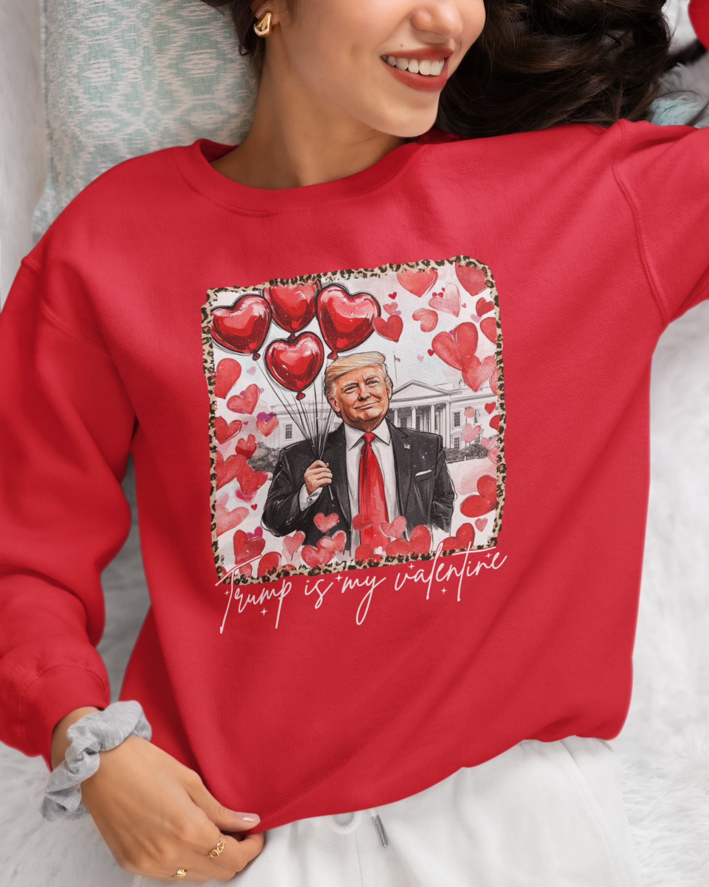 Trump is My Valentine White House Unisex Sweatshirt