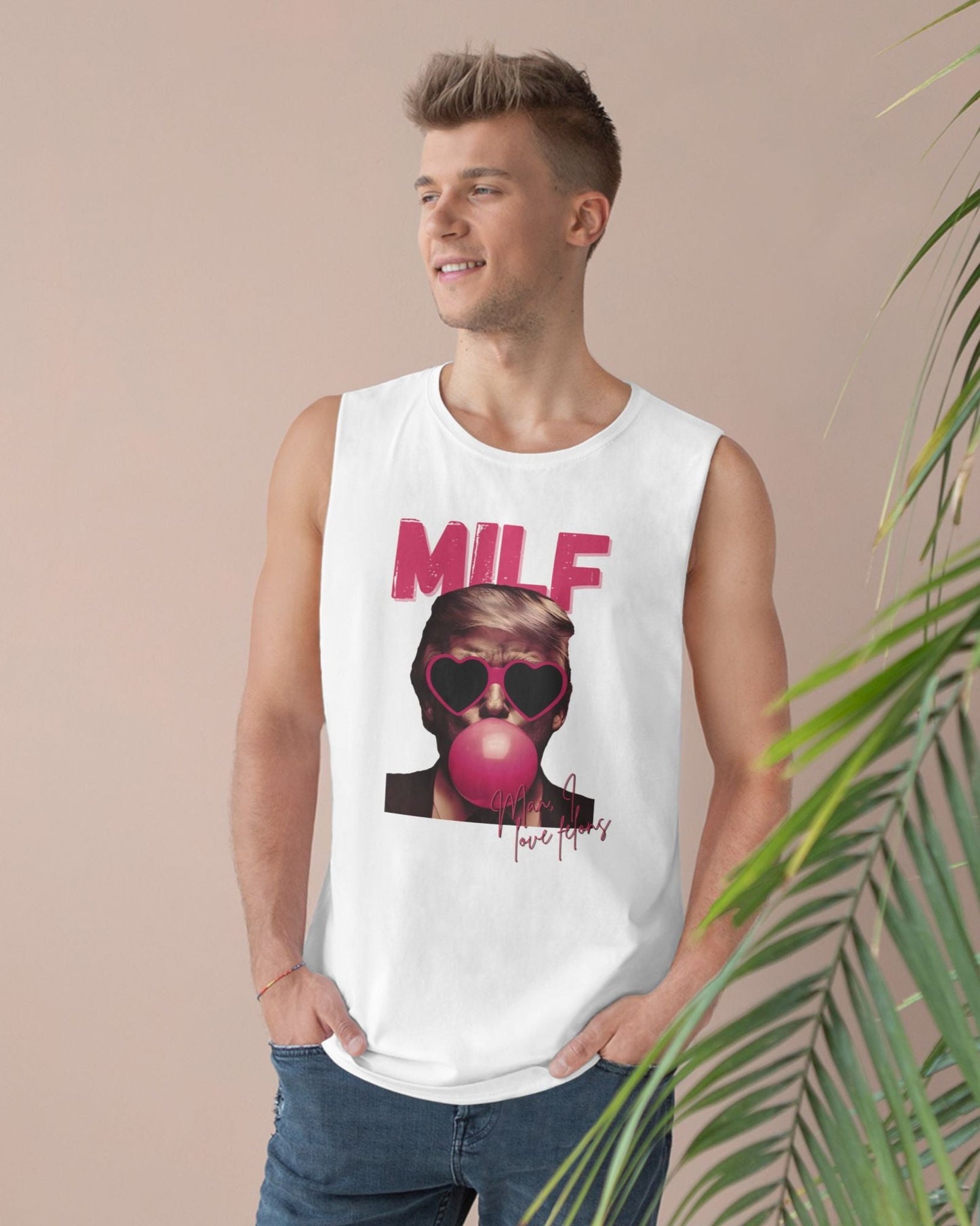 Funny M.I.L.F Trump Tank Top