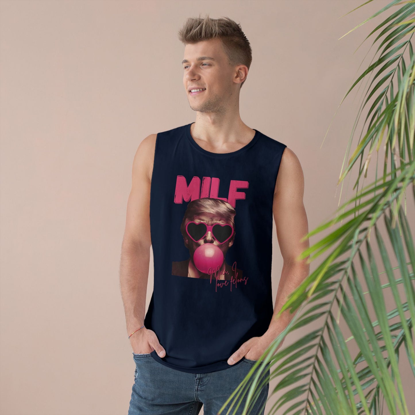 Funny M.I.L.F Trump Tank Top